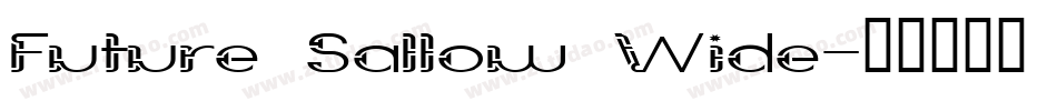 Future Sallow Wide字体转换